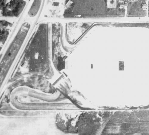 Gratiot Drive-In Theatre - Old Aerial